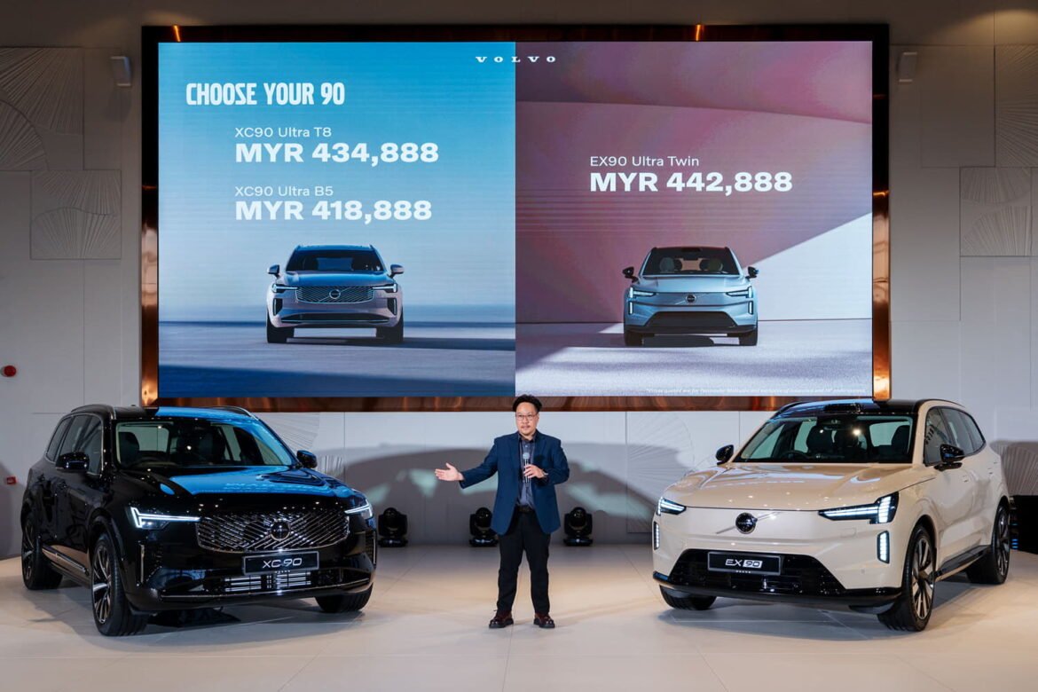 7. The recommended retail price for the EX90 is RM442,888 while the new XC90 starts from RM418,888.