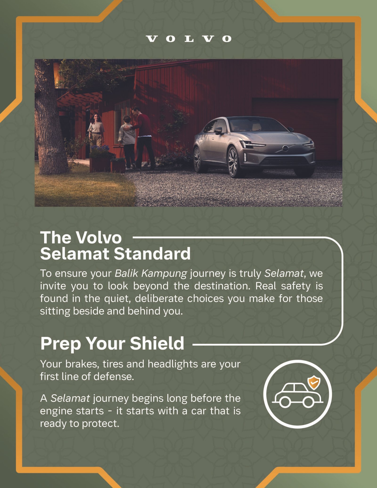 The Volvo Selamat Standard Infographic